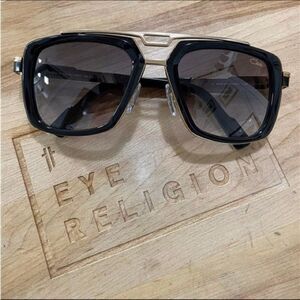 Cazal Black and Gold 9104 Sunglasses